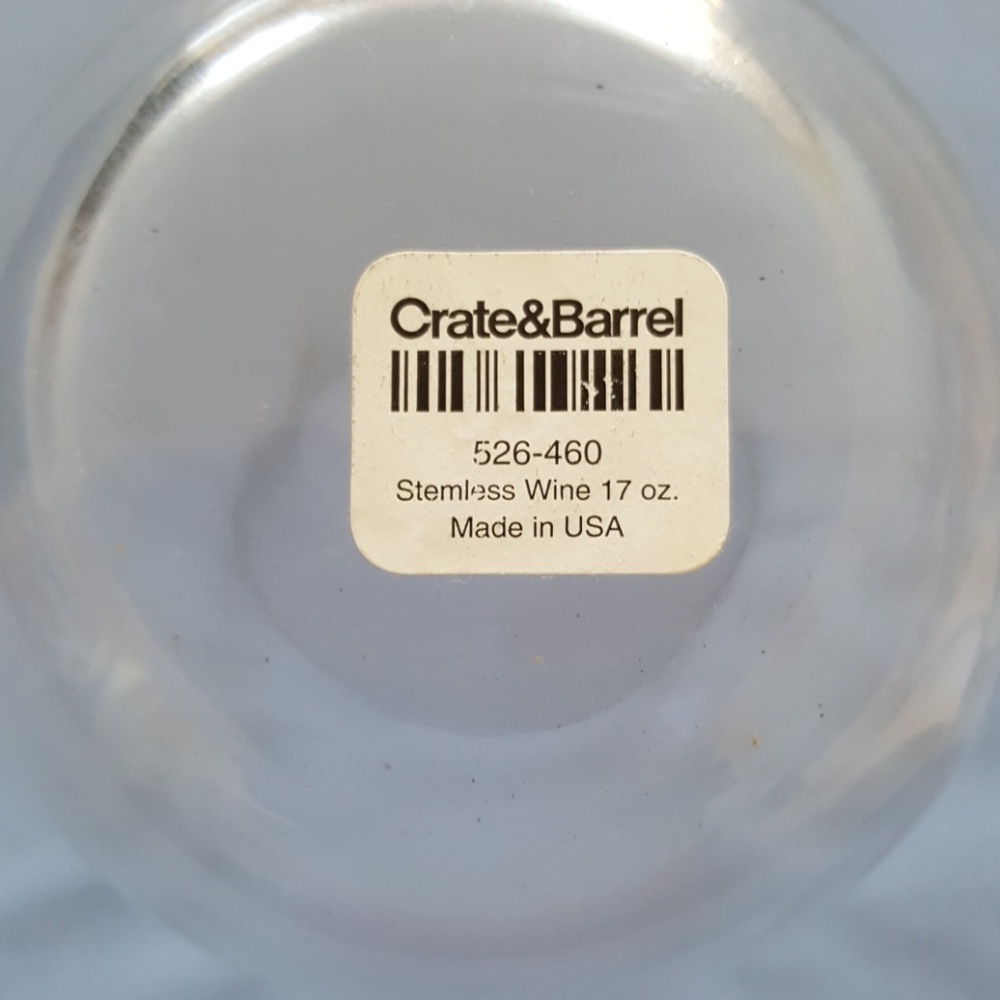 HOME DECOR CRATE&BARREL STEMLESS GLASSES - Picture 6 of 7